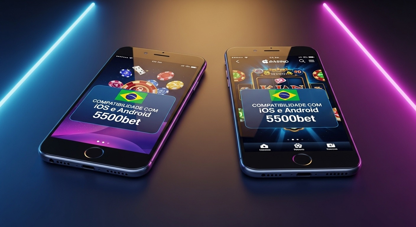 Compatibilidade com iOS e Android mobile app casino games
