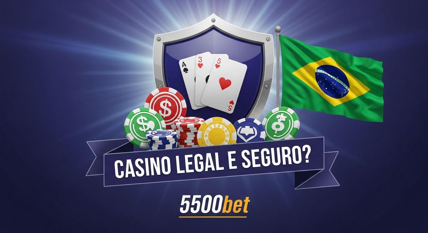 O cassino é legal e seguro? apostas 5500bet