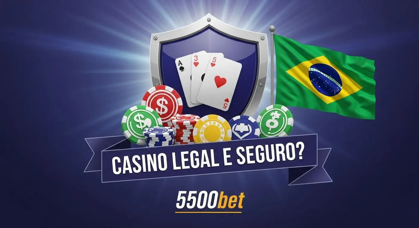 O cassino é legal e seguro? apostas 5500bet